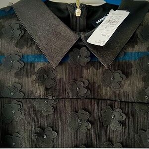 NWT Beautiful Black Dress with sheer chest